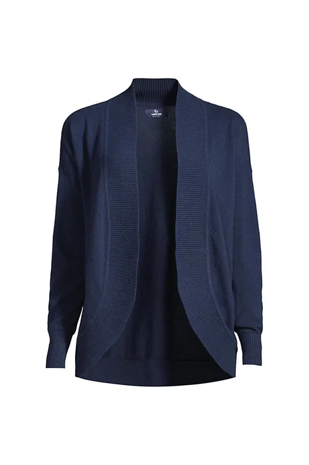Lands039 End Sweaters Women Plus Size Cashmere Cocoon Cardigan Sweater Radiant Navy Lands039 End Sweaters Women Plus Size Cashmere Cocoon Cardigan Sweater Radiant Navy
