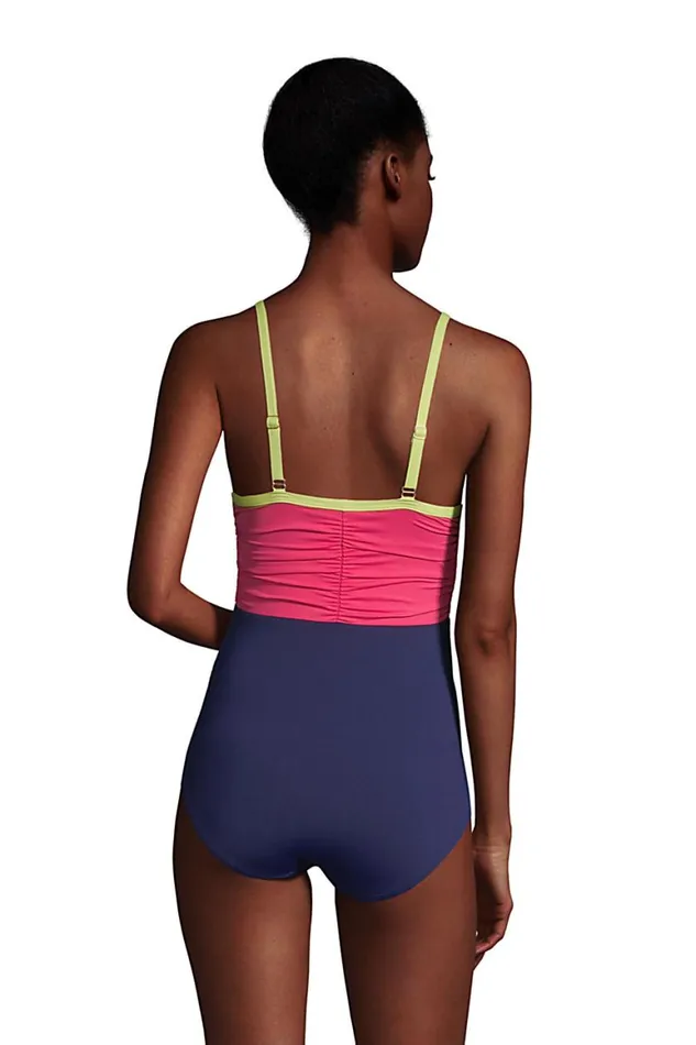 Lands039 End Swimsuits Women Chlorine Resistant Tummy Control Sweetheart One Piece Swimsuit With Adjustable Straps Deep Sea Navy Lands039 End Swimsuits Women Chlorine Resistant Tummy Control Sweetheart One Piece Swimsuit With Adjustable Straps Deep Sea Navy