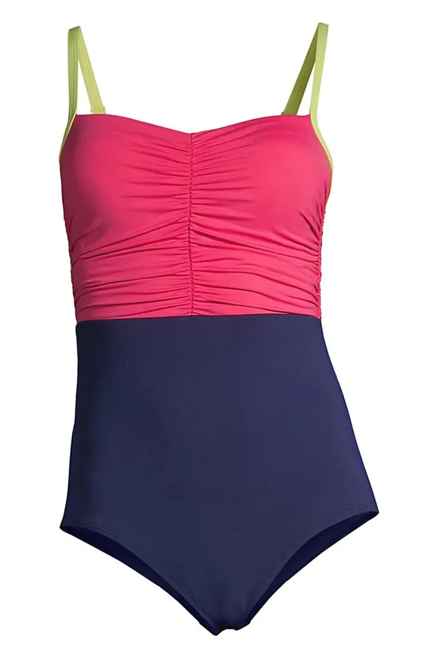Lands039 End Swimsuits Women Chlorine Resistant Tummy Control Sweetheart One Piece Swimsuit With Adjustable Straps Deep Sea Navy Lands039 End Swimsuits Women Chlorine Resistant Tummy Control Sweetheart One Piece Swimsuit With Adjustable Straps Deep Sea Navy