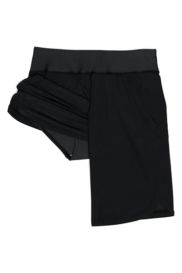 Lands039 End Swimsuits Women Plus Size 11034 Quick Dry Elastic Waist Modest Board Shorts Swim Coverup Shorts With Panty Black Lands039 End Swimsuits Women Plus Size 11034 Quick Dry Elastic Waist Modest Board Shorts Swim Coverup Shorts With Panty Black