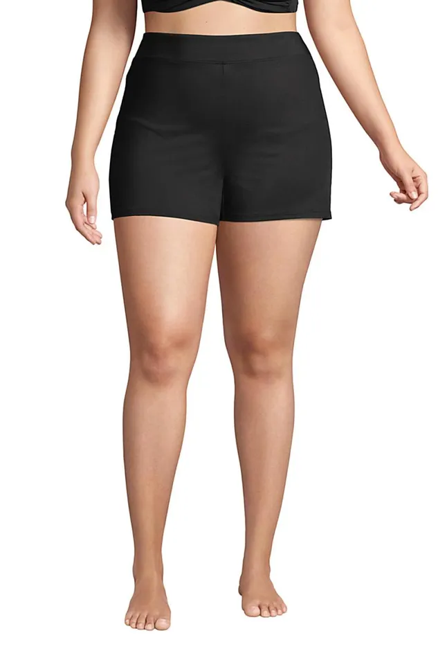 Lands039 End Swimsuits Women Plus Size Chlorine Resistant 3034 Tummy Control Modest Swim Shorts Black Lands039 End Swimsuits Women Plus Size Chlorine Resistant 3034 Tummy Control Modest Swim Shorts Black