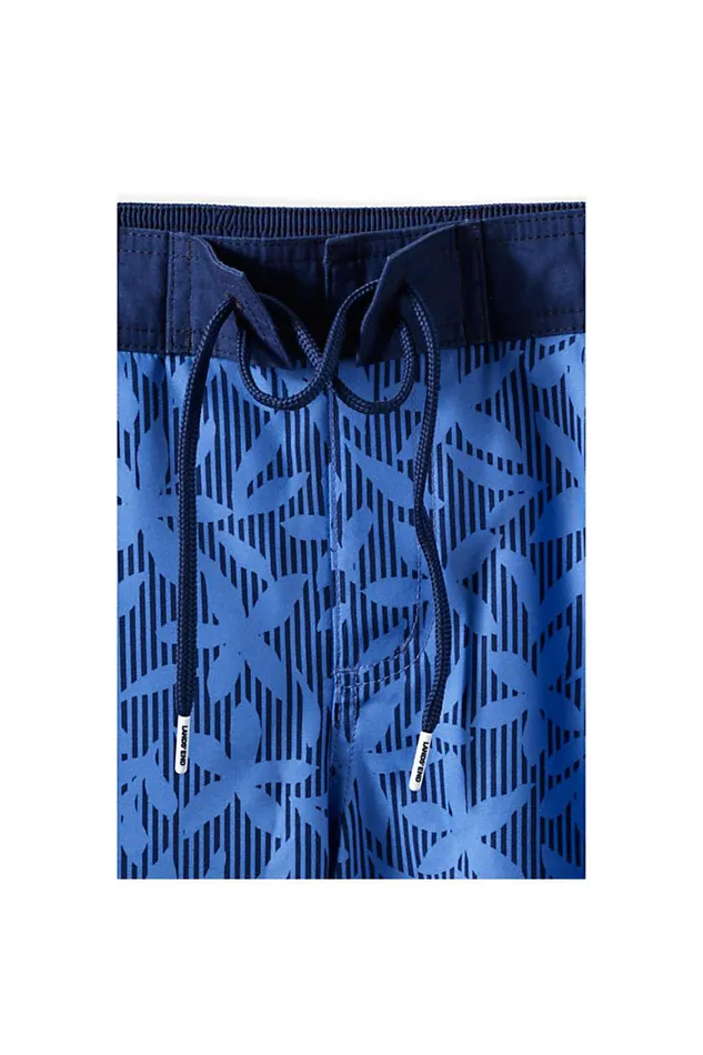 Lands039 End Swimwear Men Big Board Short Swim Trunks Chicory Blue Stripe Floral Lands039 End Swimwear Men Big Board Short Swim Trunks Chicory Blue Stripe Floral