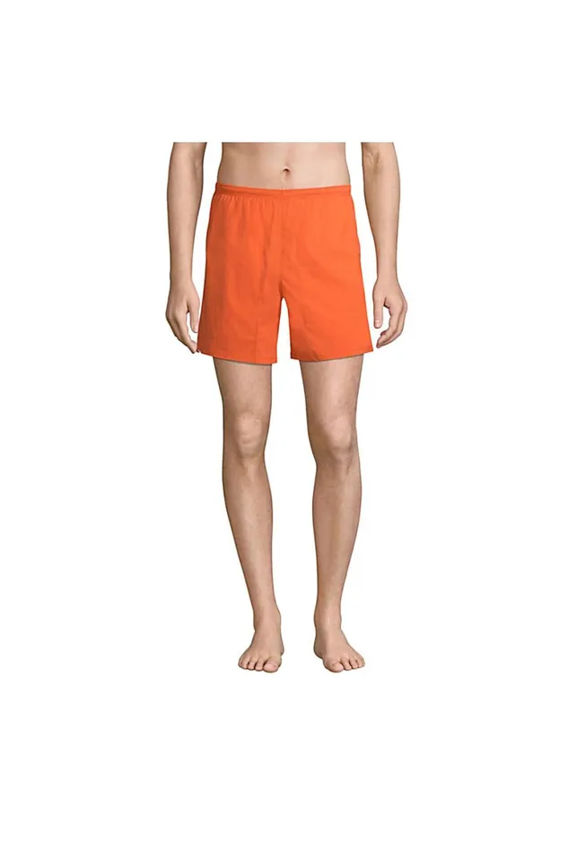 Lands039 End Swimwear Men Sport Swim Short With Hydroliner Papaya Orange