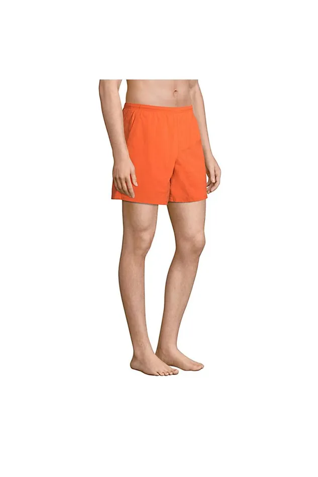 Lands039 End Swimwear Men Sport Swim Short With Hydroliner Papaya Orange Lands039 End Swimwear Men Sport Swim Short With Hydroliner Papaya Orange