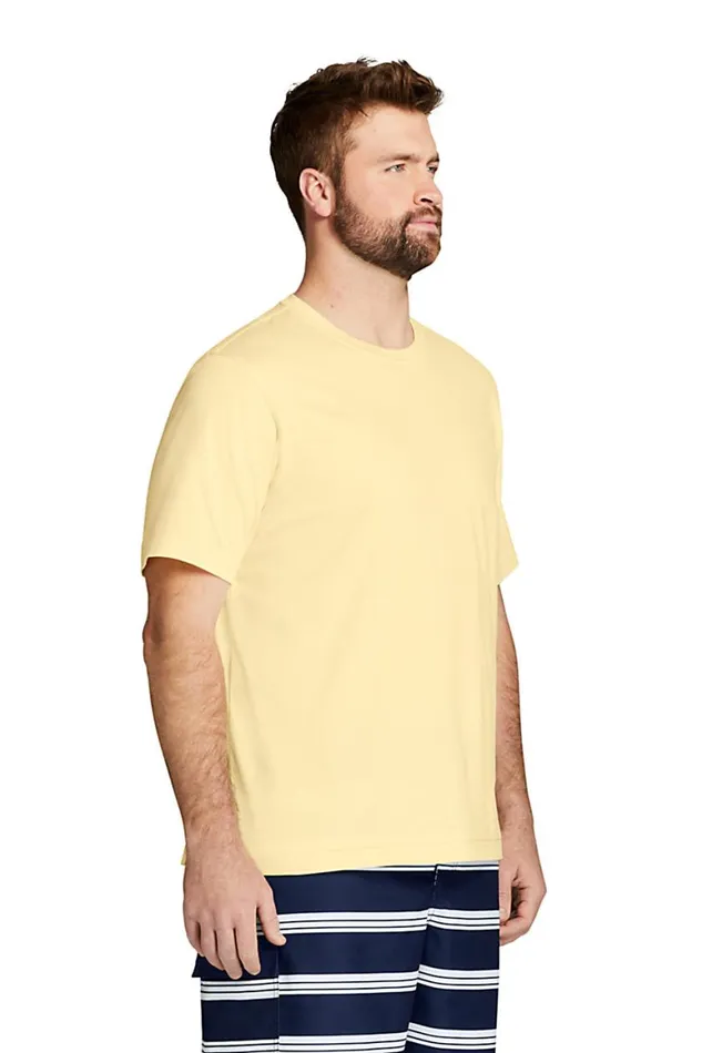 Lands039 End TShirts Men Big And Tall Short Sleeve Supima Tee Soft Sea Green
