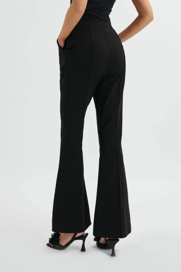 Lavish Alice Suiting EMELIE Fit and Flare Tailored Trouser In Black Black 8211 Women