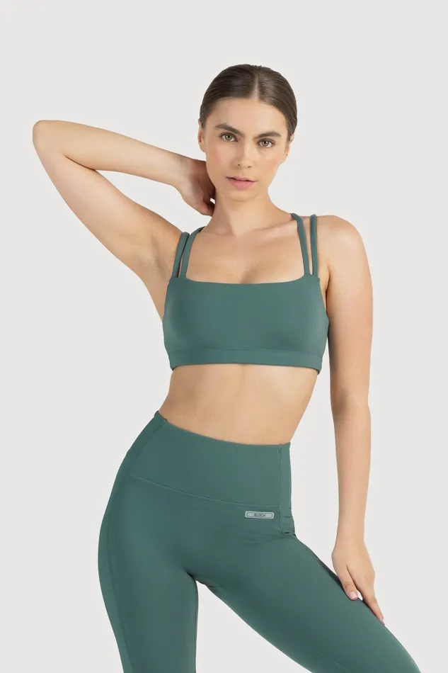 Leggings Bloch Technique Rib Panel Legging Moss Bloch Adult Leggings Bloch Technique Rib Panel Legging Moss Bloch Adult