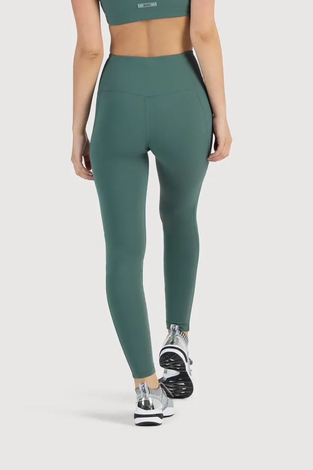 Leggings Bloch Technique Rib Panel Legging Moss Bloch Adult Leggings Bloch Technique Rib Panel Legging Moss Bloch Adult