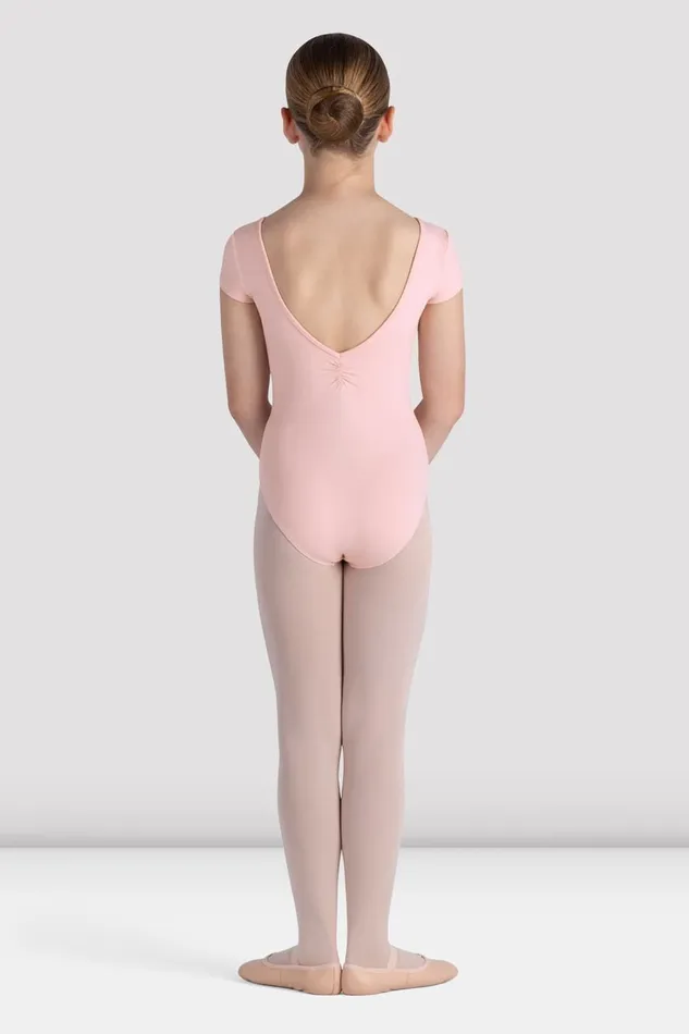 Leotards Children Girls Piper Cap Sleeve Leotard Light Pink Bloch