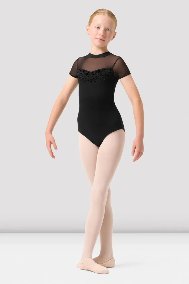 Leotards Girls Esmey Cap Sleeve Leotard Black 8211 Bloch Children
