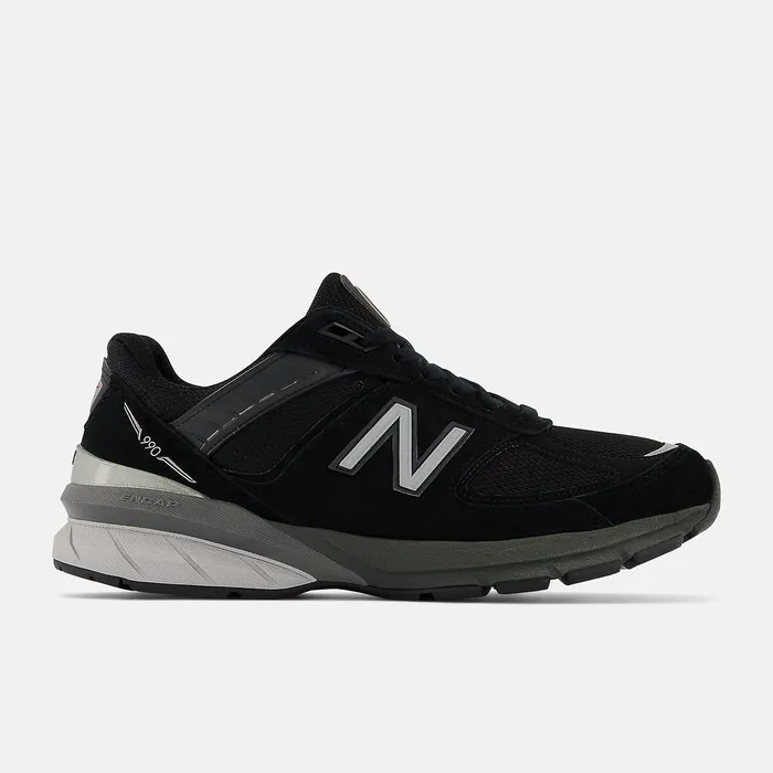 Lifestyle New Balance Women MADE in USA 990v5 Core Black with Silver