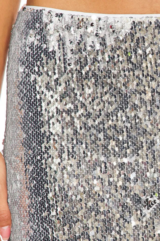 Lilium Skirt Silver Women Lovers and Friends Skirts Lilium Skirt Silver Women Lovers and Friends Skirts