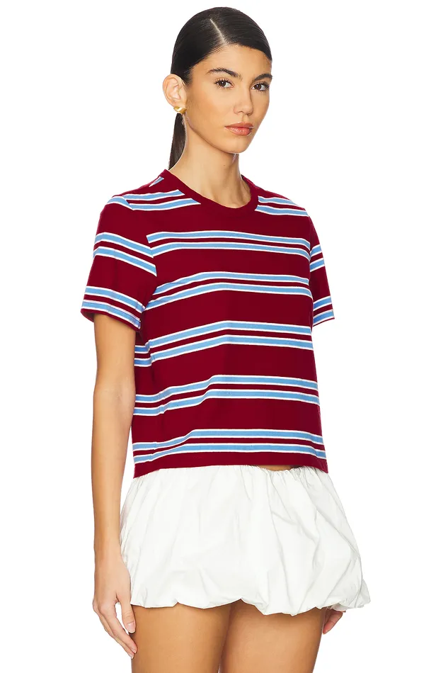 Lindsay Tee Red and Blue Stripe Women Lovers and Friends Tops Lindsay Tee Red and Blue Stripe Women Lovers and Friends Tops