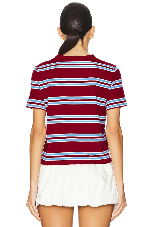 Lindsay Tee Red and Blue Stripe Women Lovers and Friends Tops Lindsay Tee Red and Blue Stripe Women Lovers and Friends Tops