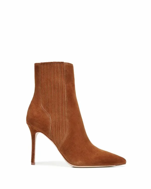 Lisa Suede StilettoHeel Bootie Chestnut Women Veronica Beard Shoes Lisa Suede StilettoHeel Bootie Chestnut Women Veronica Beard Shoes