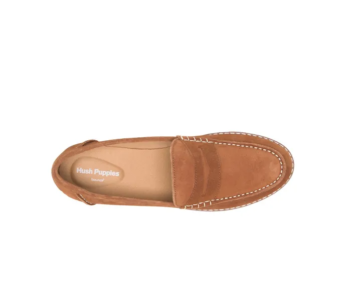 Loafers Women Hush Puppies Wren Loafer Cinnamon Suede