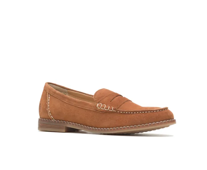 Loafers Women Hush Puppies Wren Loafer Cinnamon Suede