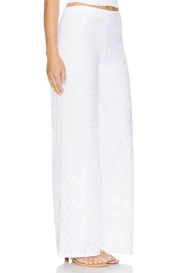 Loretta Pant White Women Lovers and Friends Pants Loretta Pant White Women Lovers and Friends Pants