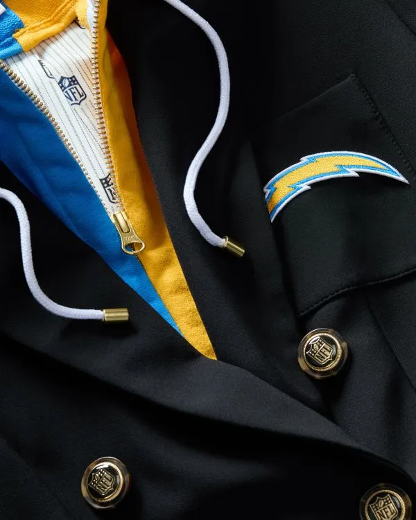 Los Angeles Chargers Dickey Jacket Los Angeles Chargers Women Veronica Beard Jackets and Outerwear Los Angeles Chargers Dickey Jacket Los Angeles Chargers Women Veronica Beard Jackets and Outerwear