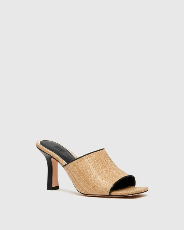 Louise Sandal 8211 NaturalBlack Raffia Women Sandals PAIGE Louise Sandal 8211 NaturalBlack Raffia Women Sandals PAIGE