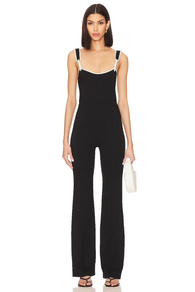 Lourdes Jumpsuit Black Women Lovers and Friends Jumpsuits