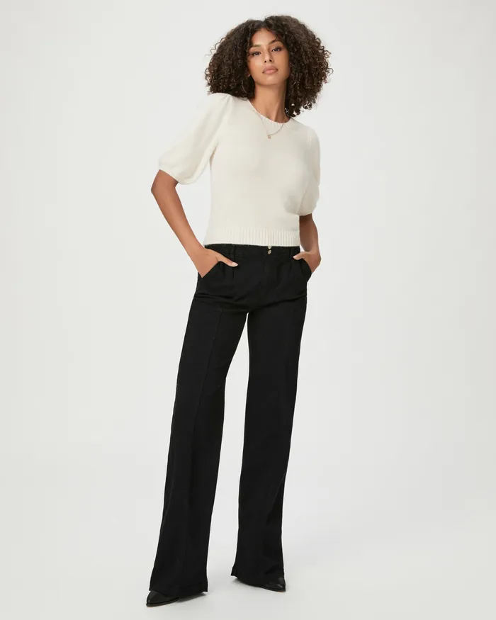 Lucerne Top 8211 Ivory Cashmere Sweaters and Sweatshirts PAIGE Women