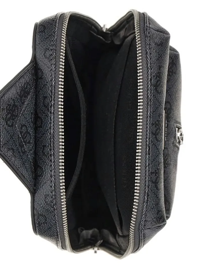 Luggage and Travel Bags GUESS WomenMen Vezzola Eco Quattro G Sling Bag Black Luggage and Travel Bags GUESS WomenMen Vezzola Eco Quattro G Sling Bag Black