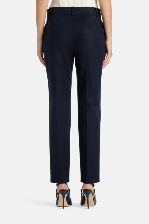 Luisa Spagnoli Alpaca Alpaca Blue Women Pants Luisa Spagnoli Alpaca Alpaca Blue Women Pants