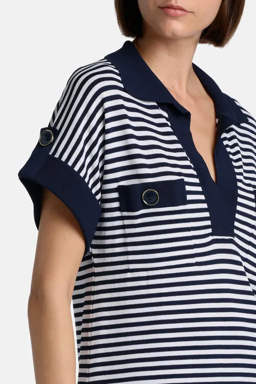 Luisa Spagnoli Blouses and Shirts Women Caio Caio BlueWhite Luisa Spagnoli Blouses and Shirts Women Caio Caio BlueWhite