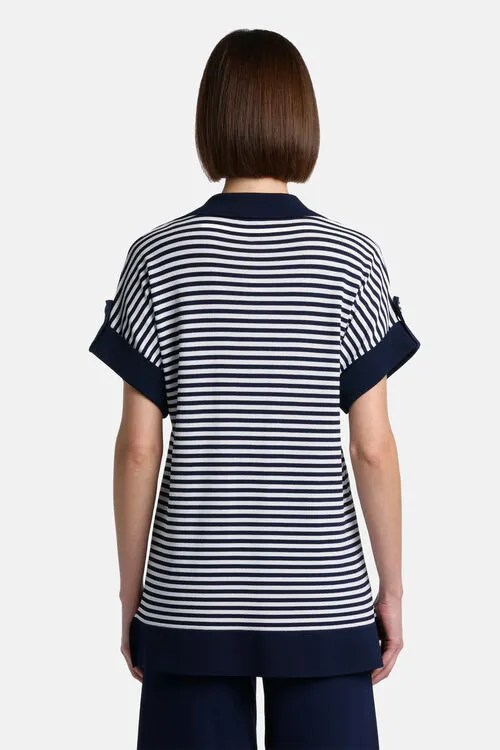 Luisa Spagnoli Blouses and Shirts Women Caio Caio BlueWhite Luisa Spagnoli Blouses and Shirts Women Caio Caio BlueWhite