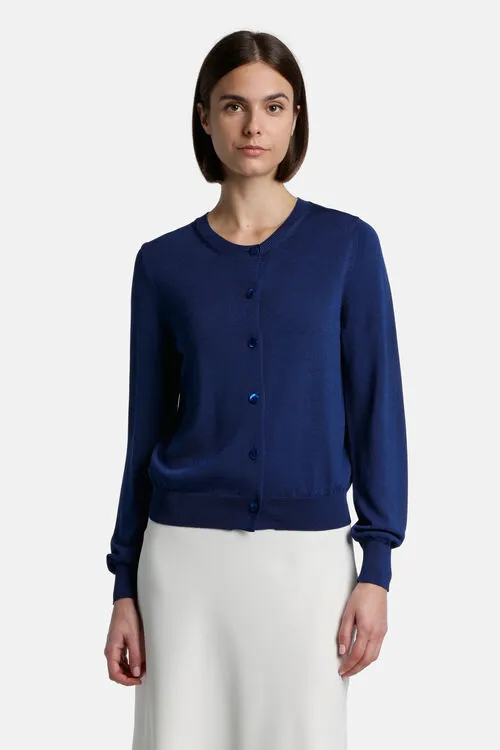 Luisa Spagnoli Cardigan Women Crediti Crediti Bluette
