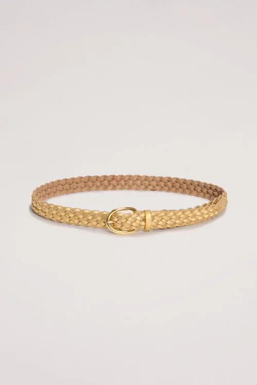Luisa Spagnoli Drill Drill TobaccoGold Women Belts