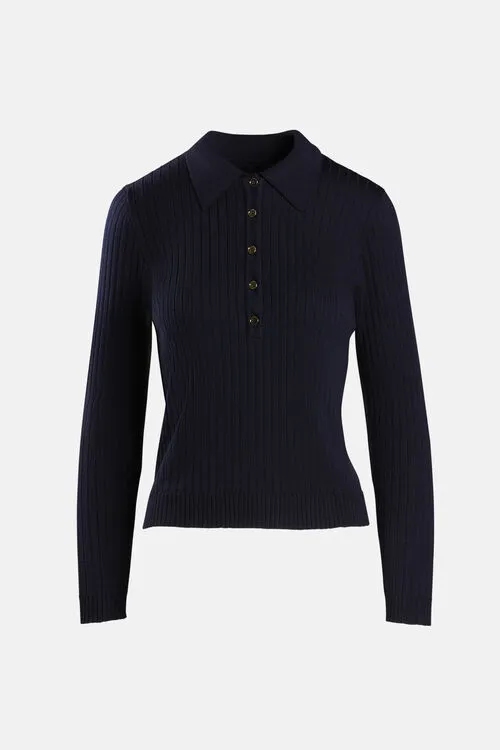 Luisa Spagnoli Miceneo Miceneo Blue Women Knitwear Luisa Spagnoli Miceneo Miceneo Blue Women Knitwear