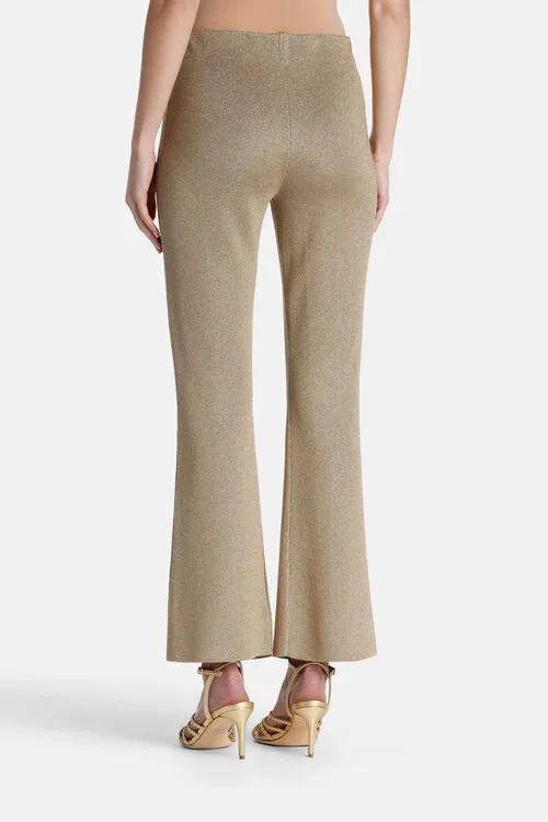 Luisa Spagnoli Zerbino Zerbino Light Gold Women Pants Luisa Spagnoli Zerbino Zerbino Light Gold Women Pants