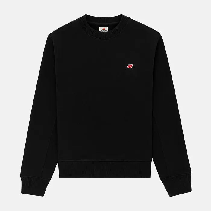MADE in USA Core Crewneck Sweatshirt BLACK Hoodies and Sweatshirts New Balance Men