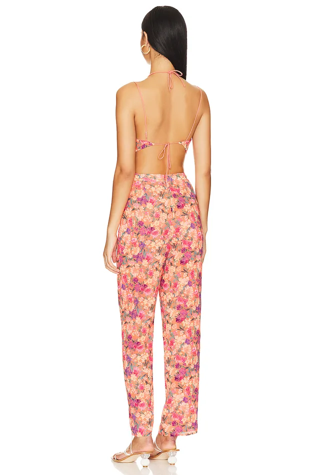 Makena Jumpsuit Impressionist Floral Women Lovers and Friends Jumpsuits Makena Jumpsuit Impressionist Floral Women Lovers and Friends Jumpsuits