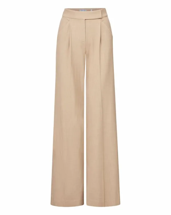 Marbeau WideLeg Pant Stone Khaki Women Veronica Beard Pants Marbeau WideLeg Pant Stone Khaki Women Veronica Beard Pants