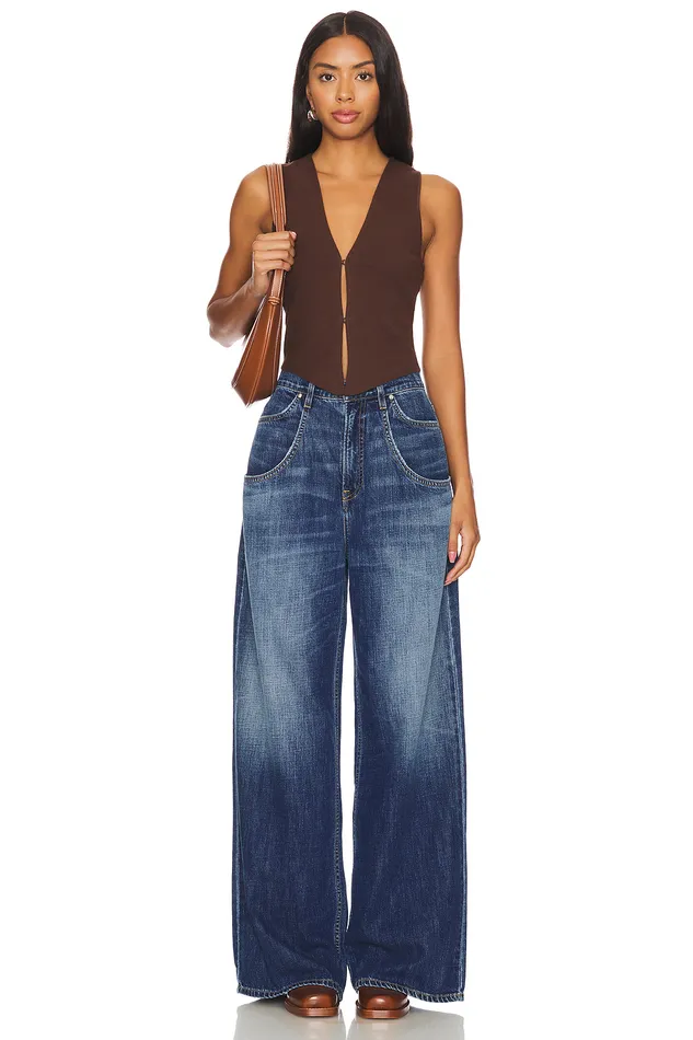 Margie Vest Brown Women Lovers and Friends Tops Margie Vest Brown Women Lovers and Friends Tops
