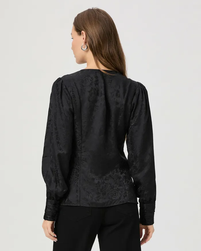 Marielle Top 8211 Black Silk Women Tops and Blouses PAIGE Marielle Top 8211 Black Silk Women Tops and Blouses PAIGE