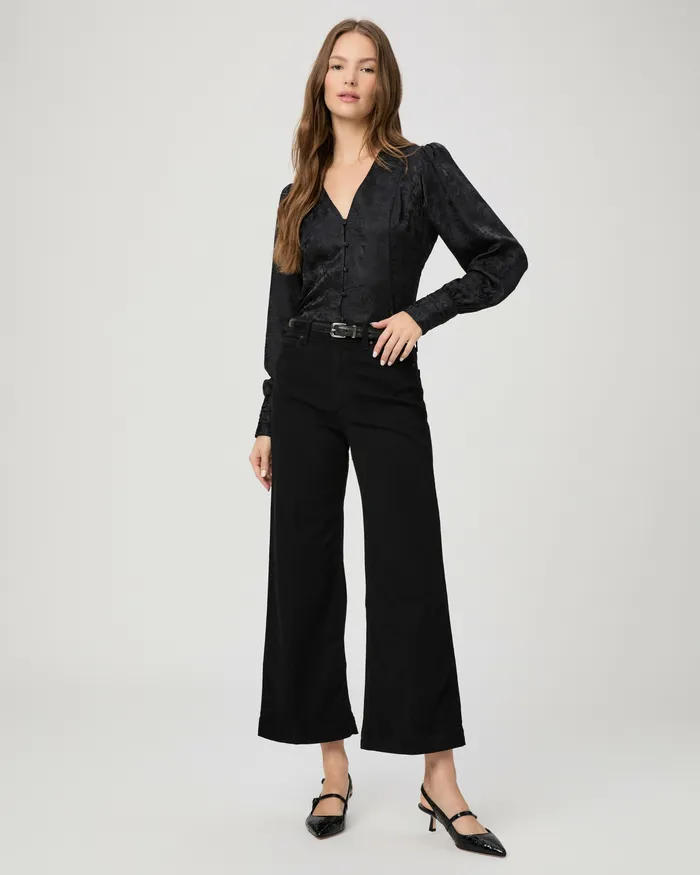Marielle Top 8211 Black Silk Women Tops and Blouses PAIGE Marielle Top 8211 Black Silk Women Tops and Blouses PAIGE