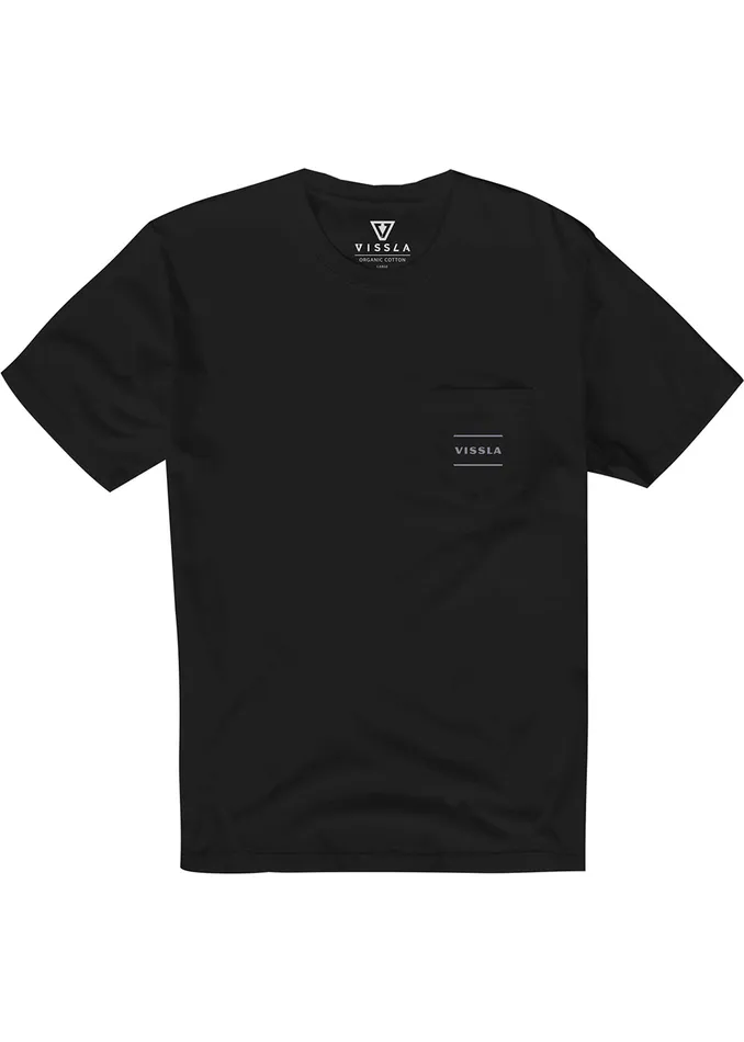 Masters Of Stoke Premium Pkt Tee Black Men Premium Tees Vissla Masters Of Stoke Premium Pkt Tee Black Men Premium Tees Vissla