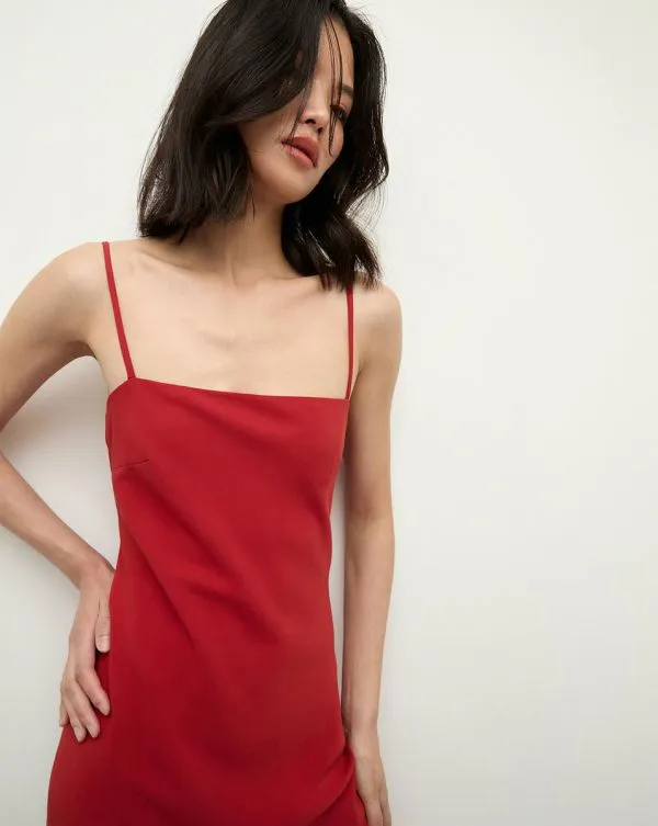 Mavis Maxi Slip Dress Crimson Women Veronica Beard Dresses Mavis Maxi Slip Dress Crimson Women Veronica Beard Dresses