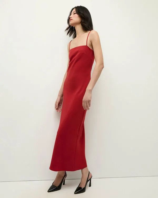 Mavis Maxi Slip Dress Crimson Women Veronica Beard Dresses Mavis Maxi Slip Dress Crimson Women Veronica Beard Dresses