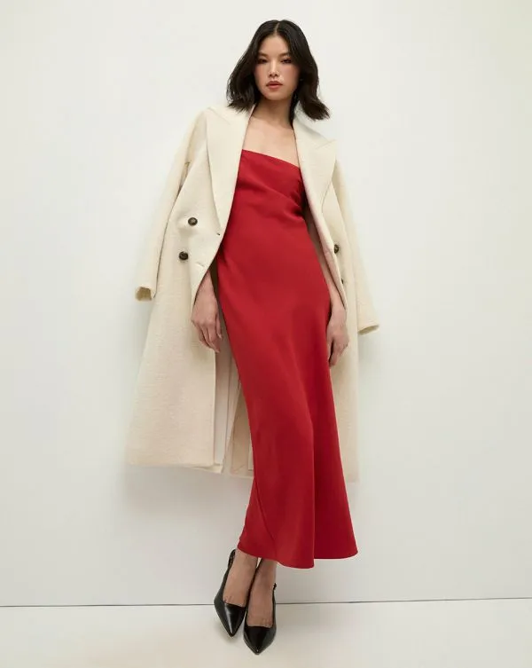 Mavis Maxi Slip Dress Crimson Women Veronica Beard Dresses Mavis Maxi Slip Dress Crimson Women Veronica Beard Dresses