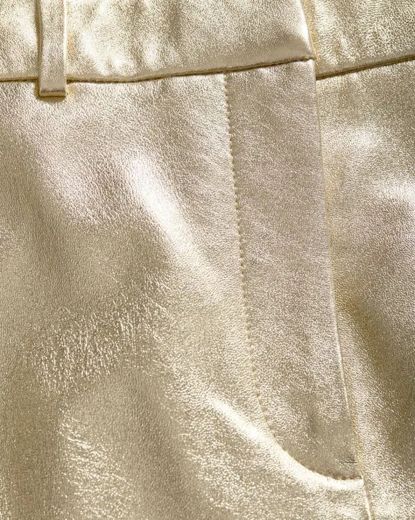 Maxine Leather Midi Skirt Gold Women Veronica Beard Skirts and Shorts Maxine Leather Midi Skirt Gold Women Veronica Beard Skirts and Shorts