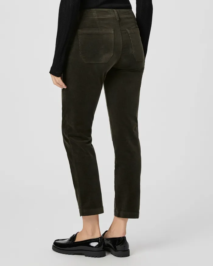 Mayslie Straight Ankle Pant 8211 Shaded Glen Corduory Denim PAIGE Women Mayslie Straight Ankle Pant 8211 Shaded Glen Corduory Denim PAIGE Women
