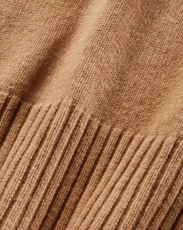Mazzy Cashmere Turtleneck Camel Women Veronica Beard Sweaters