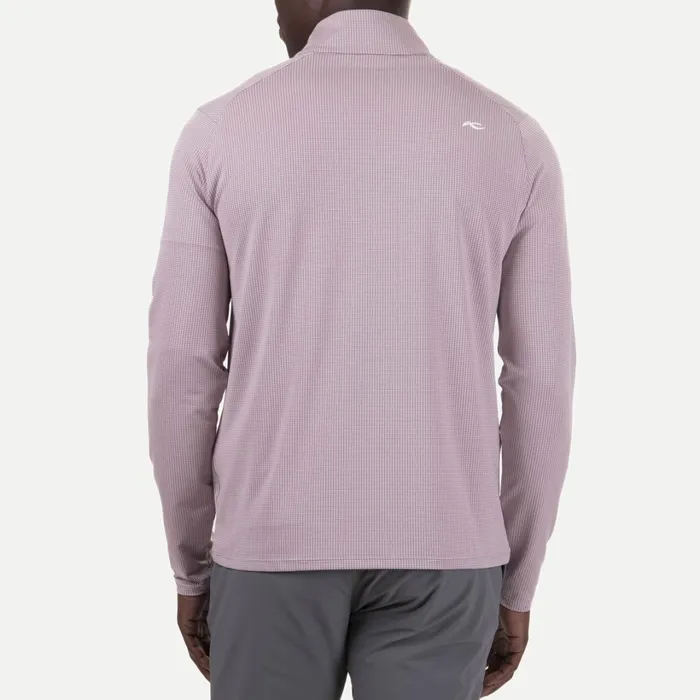 Men Ashton Midlayer HalfZip Pink Saltpewter KJUS Midlayers and Sweaters