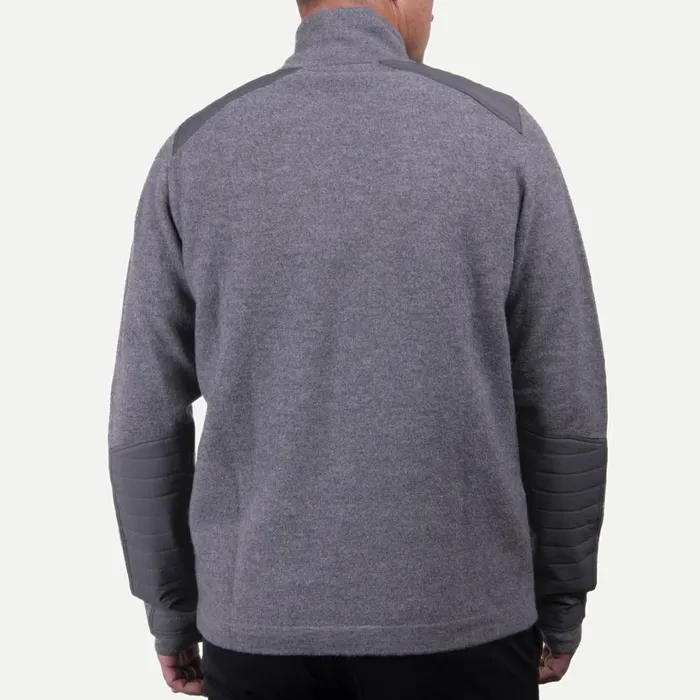 Men Aspen Midlayer HalfZip Steel Grey KJUS Midlayers and Sweaters