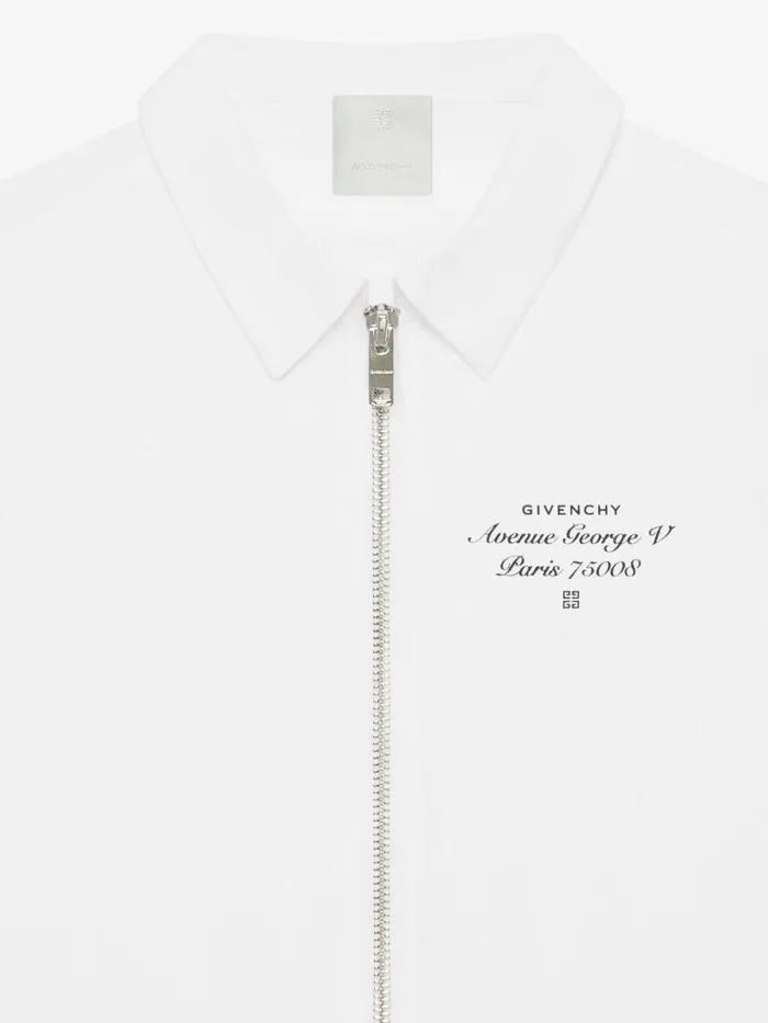 Men Baby 1 Month To 3 Years Givenchy Longsleeved Shirt In Poplin White Men Baby 1 Month To 3 Years Givenchy Longsleeved Shirt In Poplin White